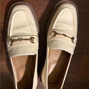 Sam Edelman Cream Loafer Women Size 6